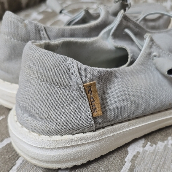 Hey Dude Gray Slip-On Loafers with Cushioned Soles - Picture 5 of 8